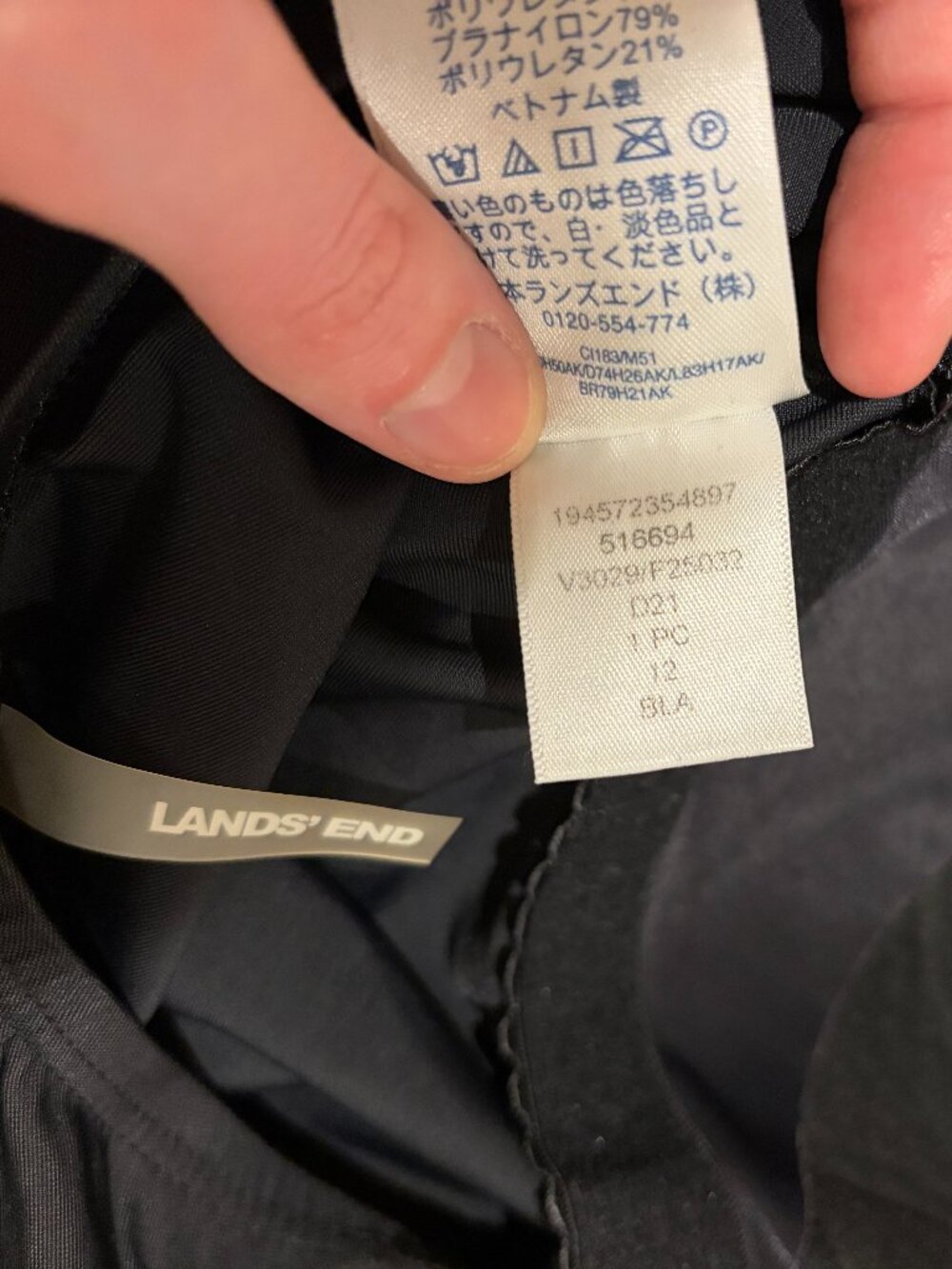 Lands End DD-Cup SlenderSuit Wrap One Piece Swimsuit - Picture 14 of 14